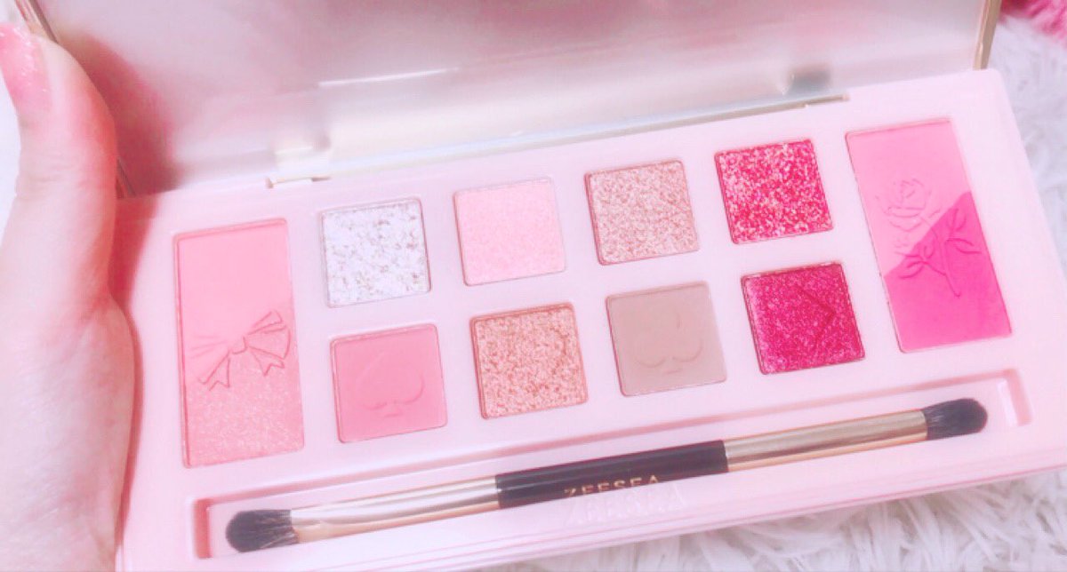 an___27's tweet photo. ズーシーのパレット安くなってたから買っちゃった〜かわいい🦄💖💖 https://t.co/7oTUG7HN69