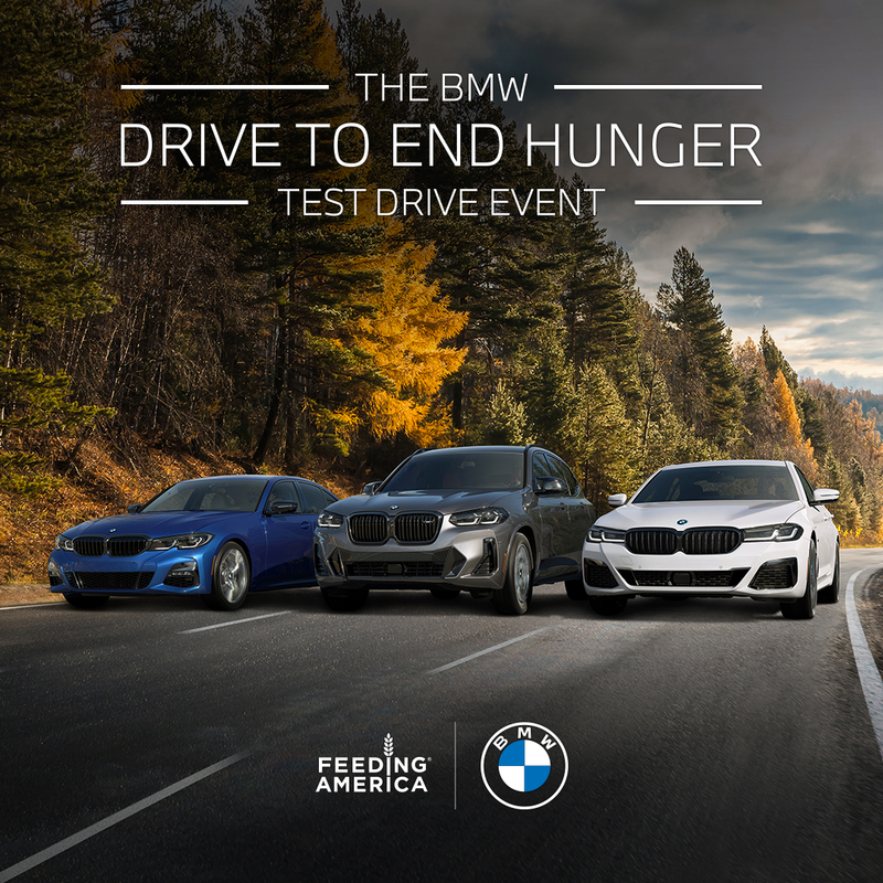BMWBakersfield's tweet photo. Your test drive on November 18th - 22nd will generate 200 meals for Feeding America. You'll also receive a $1,000 BMW Credit + up to a $2,500 credit on select models. Click here to learn more: https://t.co/H8e0j98snj
#BMWTestDrive #BMWDrivetoEndHunger https://t.co/qWCm0deR4V