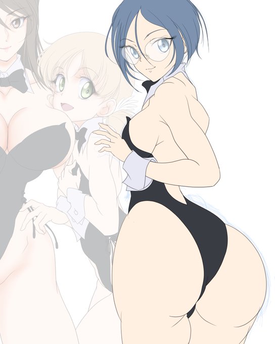 今夜の趣味絵・バニー継続の続き〜。
ルミ姉さんの尻です(直球w)😁 