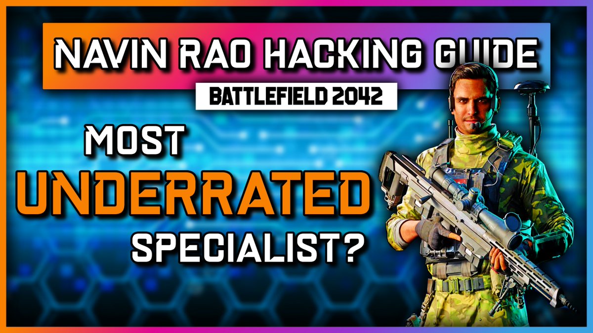 smk_gaming_'s tweet image. Navin Rao is a HACKING SPECIALIST in #BF2042  that I feel is very UNDERRATED. In this GUIDE I show you what he can really do with his HACKING ABILITIES.

HINT: Tanks and choppers are doomed 😏

👉 youtu.be/cKQKpDbMry8
👉 
👉