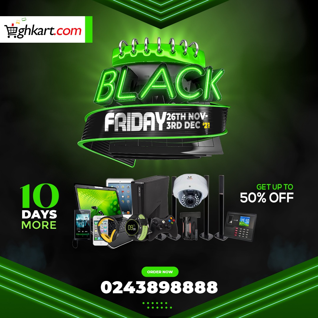 There is something magical about Black Friday that you just can’t resist
The countdown is on...Get ready for something massive!!
#ghkart #BlackFriday #Qualityproducts #onlineshopping #affordableproducts