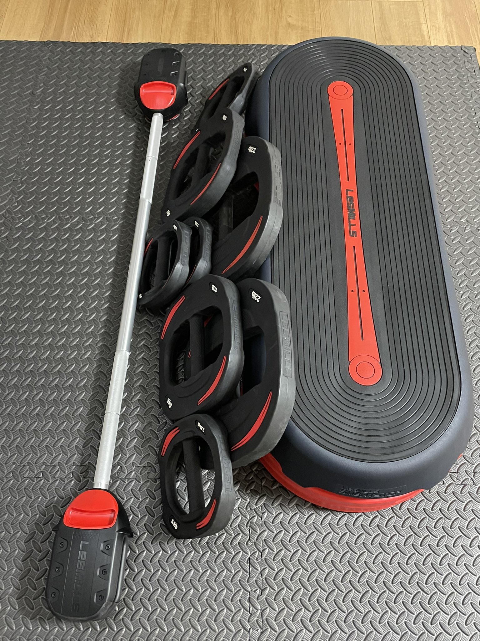 レスミルズ　don oliver ドンオリバー　バーベルセット lesmills don oliver レスミルズ ドンオリバー バーベルセット