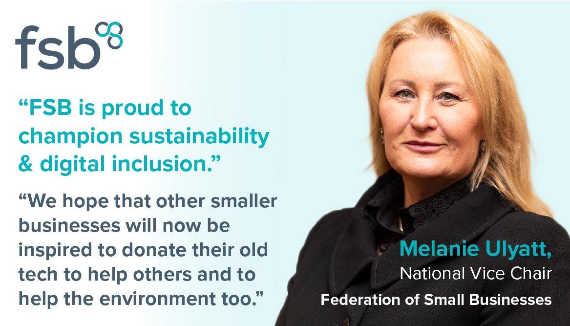 We're donating tech💻that we no longer need to help the environment, homeless people and refugees in partnership with <a href="/SocialBoxBiz/">socialboxbiz</a> 

If you're a small business, could you also make a positive difference by doing this too?
Read the story >> fsb.org.uk/resources-page…