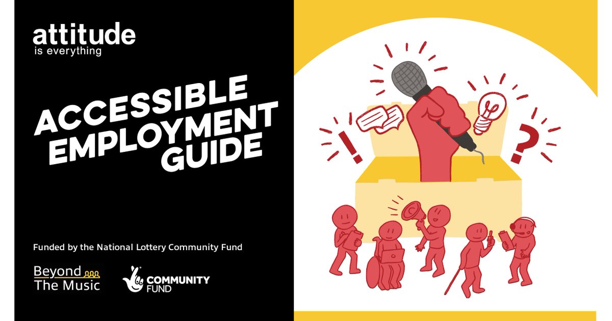 There are so many things that employers and managers can do to make the workplace more inclusive and accessible.
​
​Check out our Accessible Employment Guide and start making simple changes today!
​
 attitudeiseverything.org.uk/resources/acce…