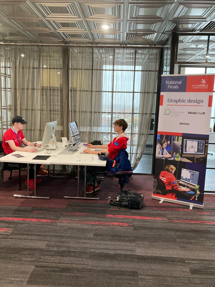 🖥 Today at <a href="/MediaCityUK/">MediaCityUK</a> our 3D Digital Game Art and Graphic Design finalists are showcasing their high quality digital and creative skills! 👏👏👏

Big thanks to <a href="/CheshireCollSW/">Cheshire College - South & West</a> <a href="/TheMcrCollege/">The Manchester College</a> <a href="/dentsuUK/">dentsu uk&ire</a> <a href="/Autodesk_UKI/">Autodesk UK&I</a> <a href="/AdobeUK/">Adobe UK</a> 

#WSUKfinals #ExcellenceAtWork