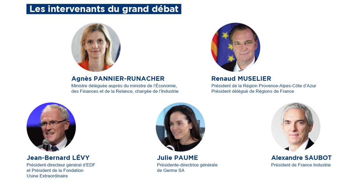 📆[Save the date]  #FORINDUSTRIE Alexandre Saubot, Président de France Industrie interviendra lors du grand débat le 26 nov. à 11h en présence de <a href="/AgnesRunacher/">Agnès Pannier-Runacher 🇫🇷🇪🇺</a> <a href="/RenaudMuselier/">Renaud Muselier</a>, <a href="/J_B_Levy/">Jean-Bernard Lévy</a> et Julie Paume #industrie #innovation #reinventonslindustrie 👉bit.ly/3HnNXGR
