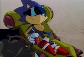 ソニック 「sonic chillin on a beach>>>> 」|chillaxinのイラスト