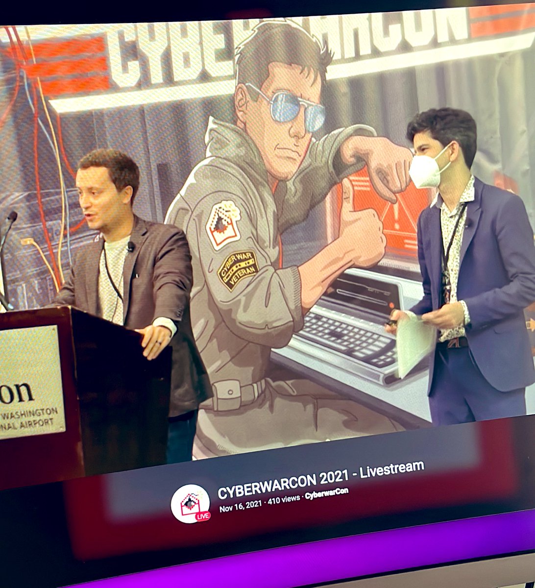 dazp19's tweet photo. Attending #CYBERWARCON virtually! https://t.co/Hx7LTeWG7a