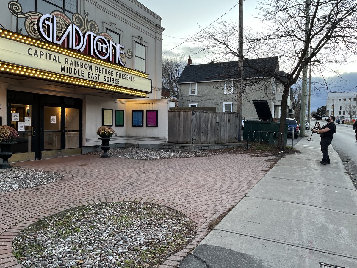 LivestreamJ's tweet photo. Getting some shots of the marquee at @TheGladstone last night, during a video shoot for an event at the end of the month for @CapitalRefuge 🎬 https://t.co/JiMNH2eg1p