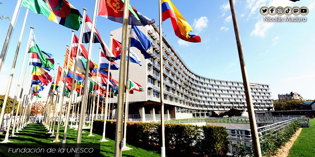 Felicitamos a la familia <a href="/UNESCO/">UNESCO 🏛️ #Education #Sciences #Culture 🇺🇳</a> en el aniversario de su fundación y reconocemos su labor. Venezuela reitera su compromiso con la cultura y la educación, valores invaluables para la humanidad.