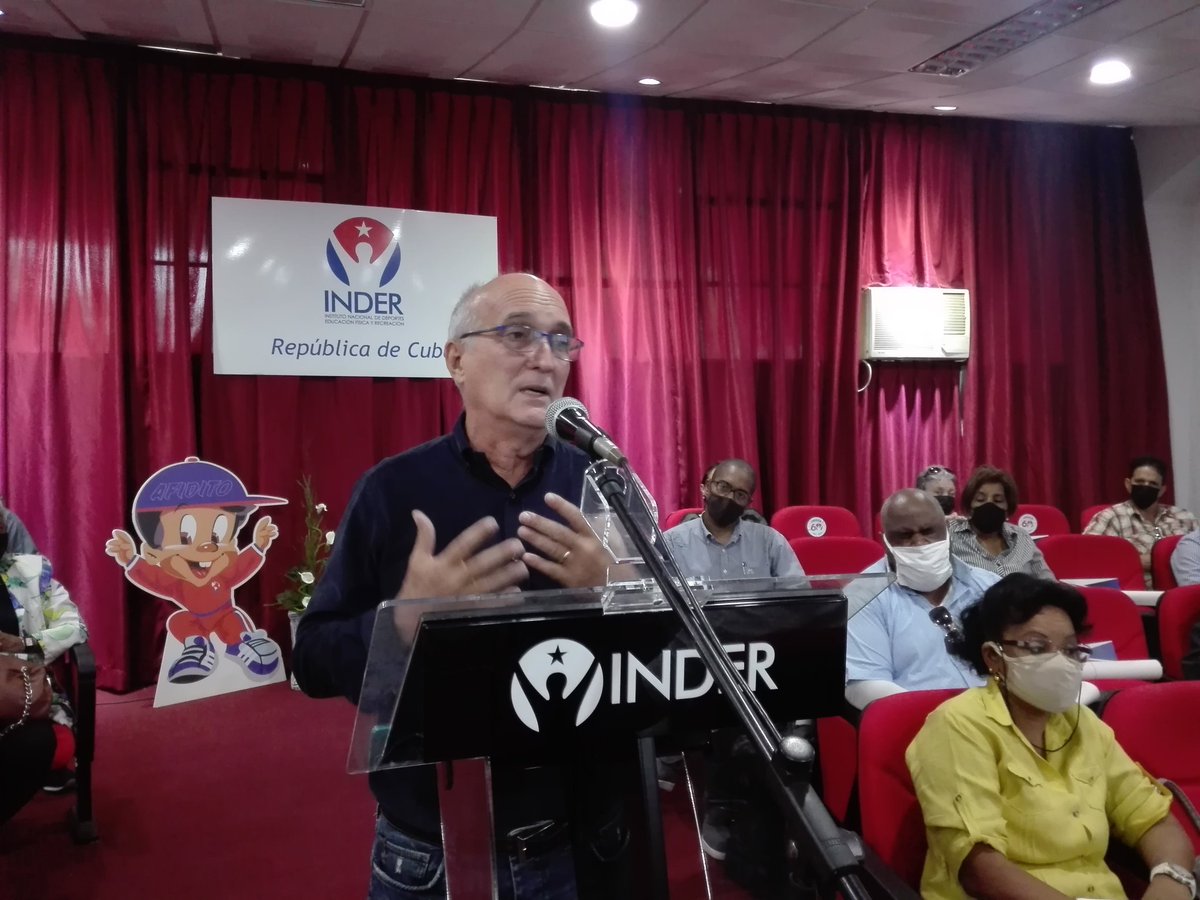 Robemorejon1973's tweet photo. Inicia jornada de trabajo el VIII Encuentro de doctores en ciencias del sistema deportivo cubano en Afide 2021.
#DeporteCubano #afide2021 #CubaViveYRenace #INDER #InderCuba @CMontiller @jit_digital https://t.co/J8Y2moqxaj