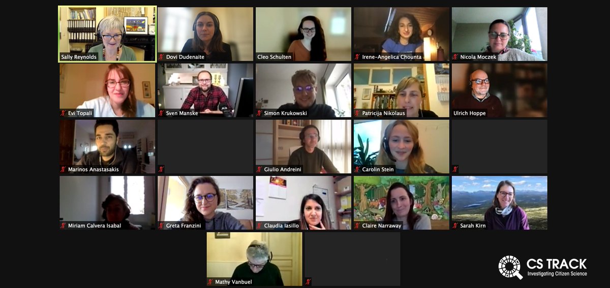 Thank you to all 22 participants who took part in today's workshop "Analyzing Citizen Science Projects using Web-based Tools"!

If you've missed it, stay tuned! We're planning to run it again in spring!🌻

#CitSci #CitizenScience #H2020