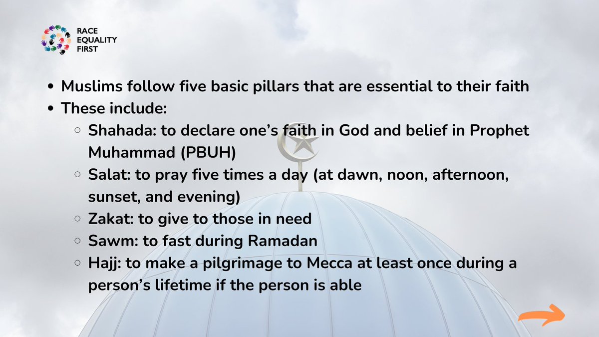 REFCardiffVG's tweet photo. How much do you know about #Islam? This #interfaithweek, find out about the Five Essential Pillars, and the the history of the world's second largest religion. #muslim #allah #prophet #prophetmuhammad #fivepillarsofislam #belief #religion #worldreligion https://t.co/VZAbDlRL77