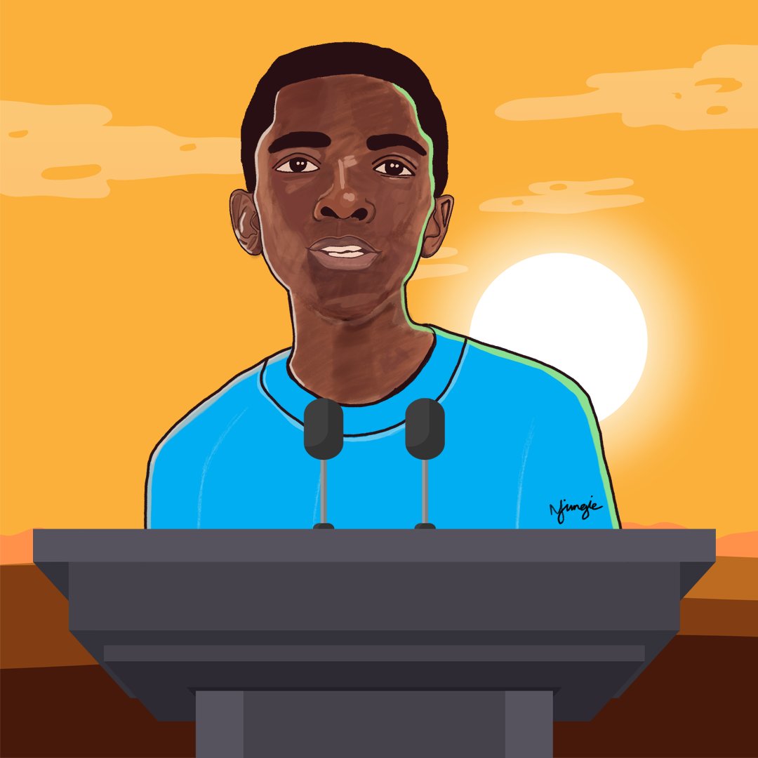 unicefenespanol's tweet photo. Todos los días, Nkosilathi Nyathi, un joven de 18 años de Zimbabwe, convoca a otros jóvenes a luchar contra el cambio climático. 

En este #DíaMundialDeLaInfancia, entra en @la_juventud para conocer a otros jóvenes activistas que defienden los derechos de la infancia. https://t.co/4txtLdGxgz