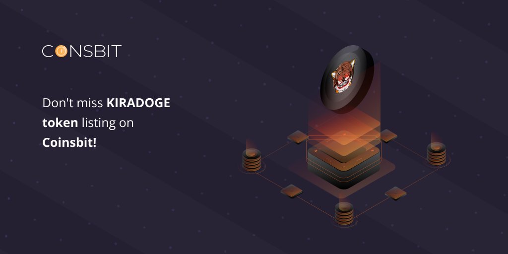 c0insbit's tweet photo. 🔥Don't miss KIRADOGE token listing on Coinsbit!🔥

💵 Pairs:
KIRADOGE/ETH
KIRADOGE/USDT

📢 Follow the link below to get more info:
https://t.co/3pRGyyS1QV

🌈 Stay tuned to get updates and latest news from Coinsbit !

#Coinsbit #Listing #KIRADOGE https://t.co/KZPR7ecIoO