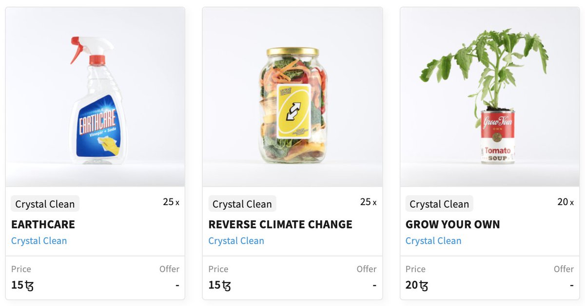 Yesterday we launched a very rare collection of NFTs that address environmental issues. Our aim is to turn hope into action. Feel free to support the mission by liking, retweeting, or checking them out using the link below:
objkt.com/search?fa2=KT1…

<a href="/CleanNFT/">CleanNFT</a> #cleanNFTs #NFTlaunch