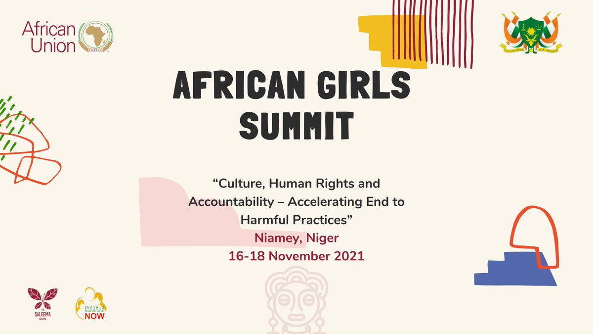 Vandaag is de derde African Girls Summit van start gegaan in Niamey (Niger) met als thema #IBelongToMe. Elk jaar trouwen er 12 miljoen meisjes onder de 18 jaar. Dat zijn er 12 miljoen te veel. Het is tijd voor verandering.
#AGS2021 #AfricanGirlsSummit2021