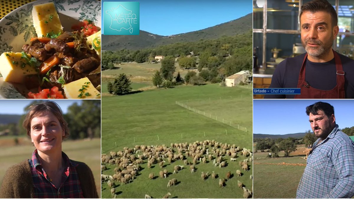 otdracenie's tweet photo. [TERROIR &amp; RECETTES] c'était ce midi @Meteoalacarte sur @france3 chez Lisa &amp; Bertrand Urtado à l'Auberge des Braconniers (Bistrot de Pays) à #Ampus, avec Fabio Micheou / La ferme du Darnaga
à voir ou revoir sur: ▶ https://t.co/YFQTXT6kFr
#terroir #dracenie #provence #verdon https://t.co/uzul2EOlVH