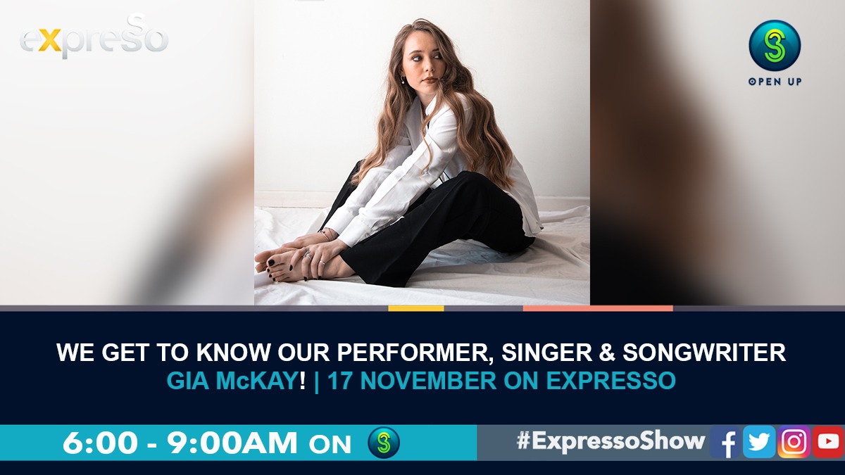 expressoshow's tweet photo. We're making it a feel good morning tomorrow with 3 magical performances from Gia McKay LIVE on #ExpressoShow https://t.co/0lroOqAgIr
