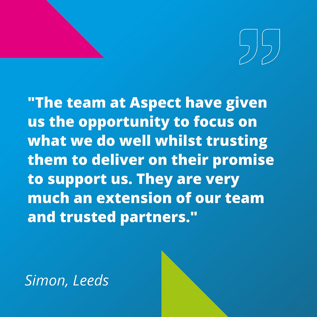 Happy #TestimonialTuesday!

Thanks to Simon from Leeds for sharing this great feedback.

Have you had a positive experience with the Aspect Team recently? Leave us a review on TrustPilot! 👉bit.ly/3nGfJVR

#yourlogohere #promotionalmerchandise