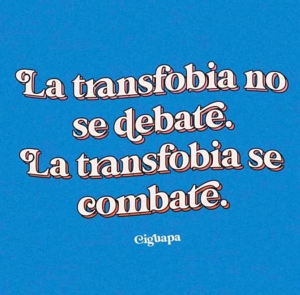 Hoy es un buen día para recordar que 👇👇
Créditos: ciguapa 
#NosoTrans #TodasLasPersonasTodosLosDerechos