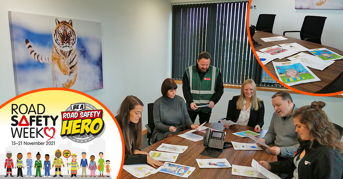 Tiger Safety Team has been busy judging the winning drawings sent in by children from @JosephWinsford as part of @Brakecharity #RoadSafetyWeek. So many fantastic #roadsafetyhero nominations! PS - we're making a big announcement on Thursday. Watch this space.