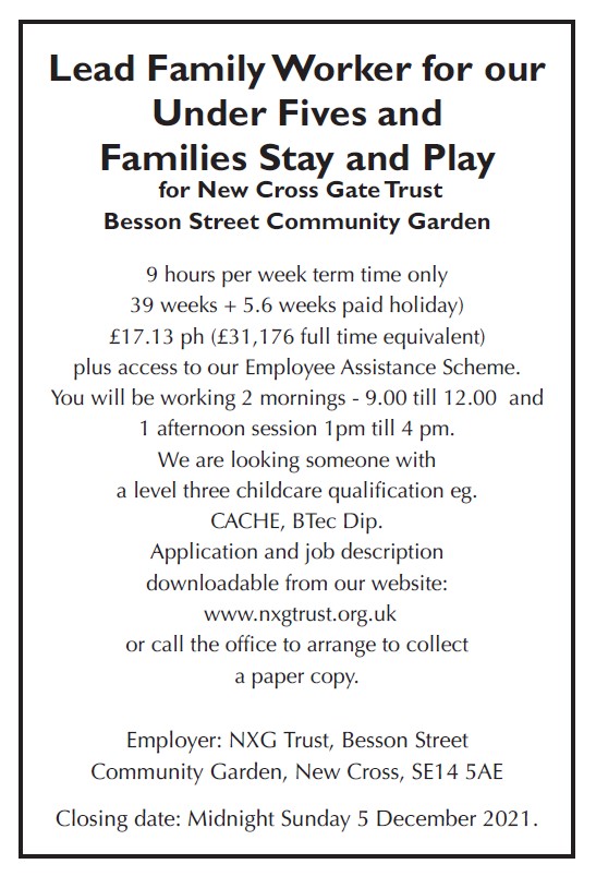 New Cross Gate Trust tweet media