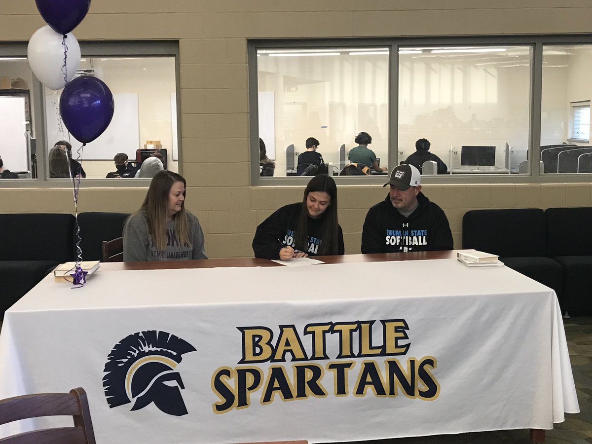 Congratulations to Brooke Nutter for signing her letter of intent to play  at Truman 🥎🥎!!! <a href="/TrumanSoftball/">Truman Softball</a> <a href="/nutter_brooke/">Brooke Nutter</a>