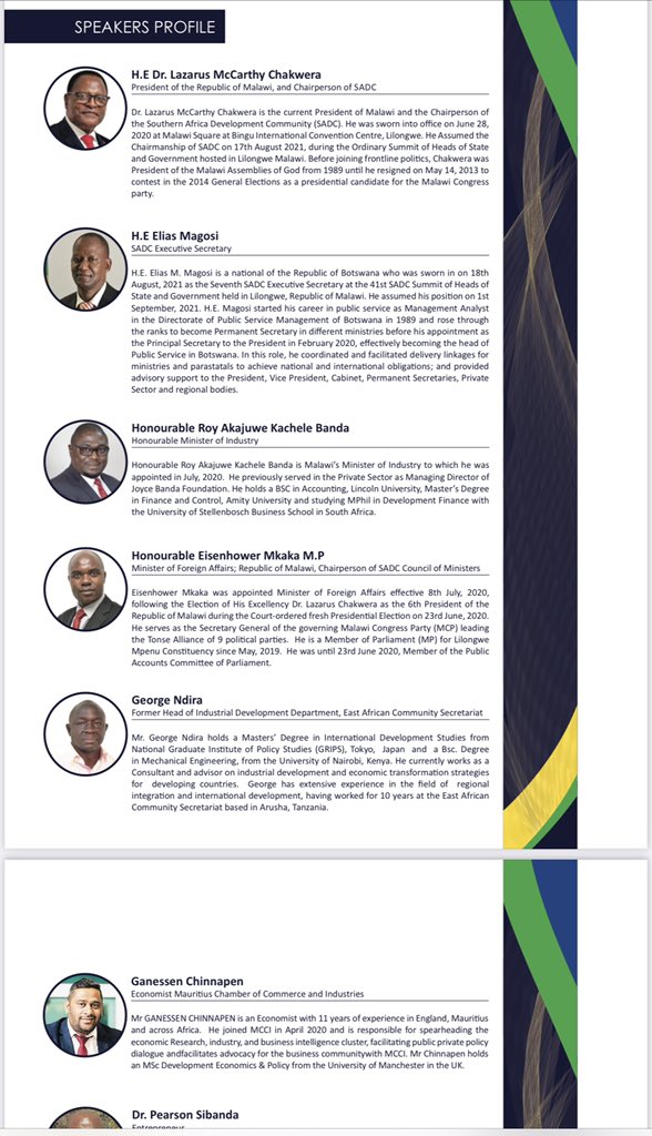 johansein's tweet photo. Join us for the 5th annual SADC Industrialisation Week from 22-26 Nov 2021 at @BICC,Lilongwe @SADC_News @SAYoF_SADC @SASDGHub @CouncilSadc @SADCBIGCampaign @SADCBanking @diplomatic_the https://t.co/acdwZOMdP0