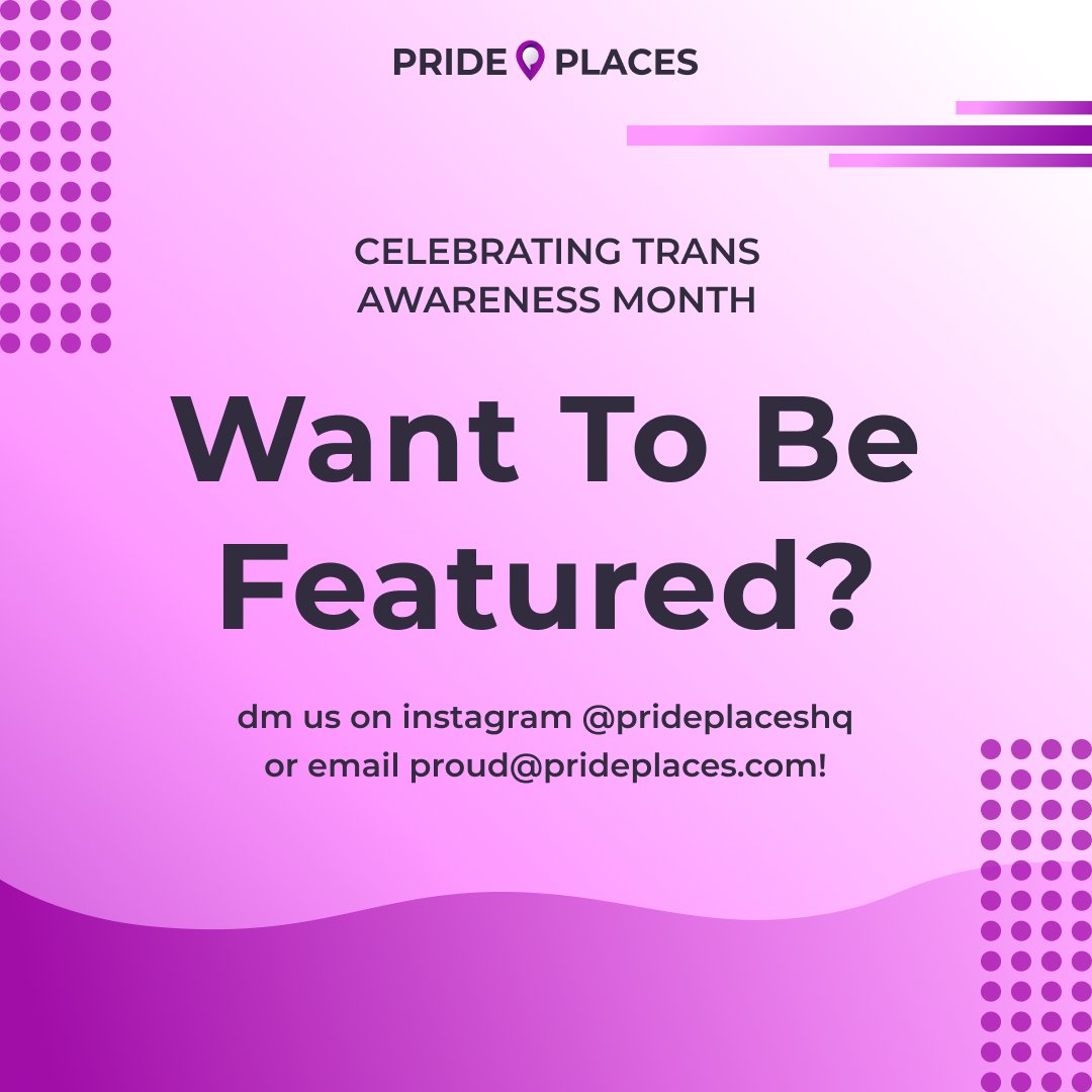 prideplacesHQ's tweet photo. Today is national entrepreneurs’ day! We’re featuring some incredible trans entrepreneurs in the spirit of trans week!

#prideplaces #transweek #asexual #bisexual #gay #gaypride #gayrights #genderfluid #lesbian #lgbt #lgbtq #nonbinary #pansexual #pride  #queer #transgender https://t.co/uRho1fuTnP