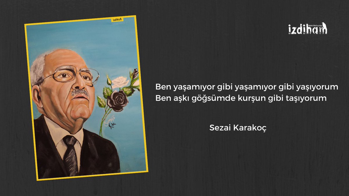 izdihamdergi's tweet photo. Dünyanın yükünü omzunda taşıdı. Gurbeti sona erdi. Allah rahmet etsin. Çok müteessiriz. 

#SezaiKarakoç https://t.co/Yl6Vm0LgY0