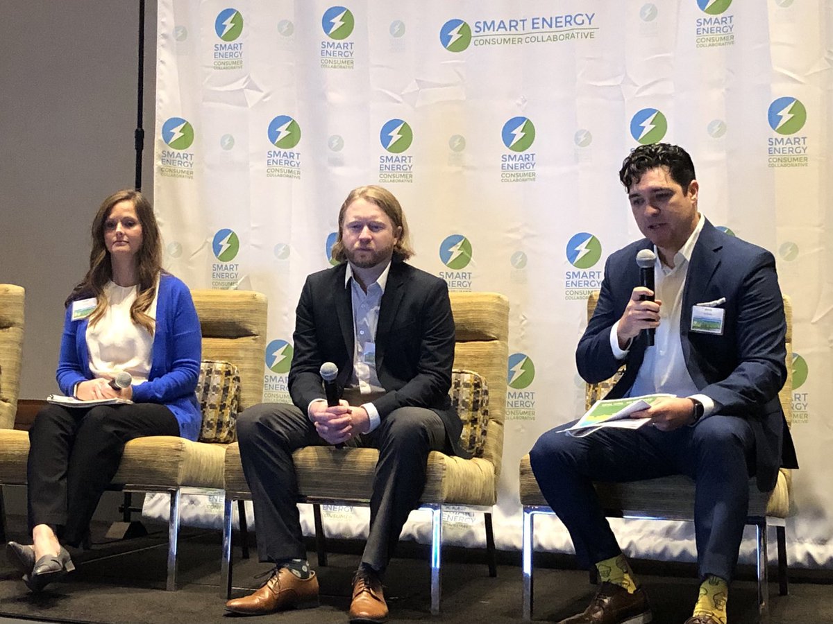 seconsumer's tweet photo. SECC’s Deputy Director Jason McGrade is joined by Kelsey Lawhead @ElectriCitiesNC and Jordan Folks @OpinionDynamics to discuss SECC’s latest research and education initiatives! #SECCMM21 https://t.co/EaWOHhv9du