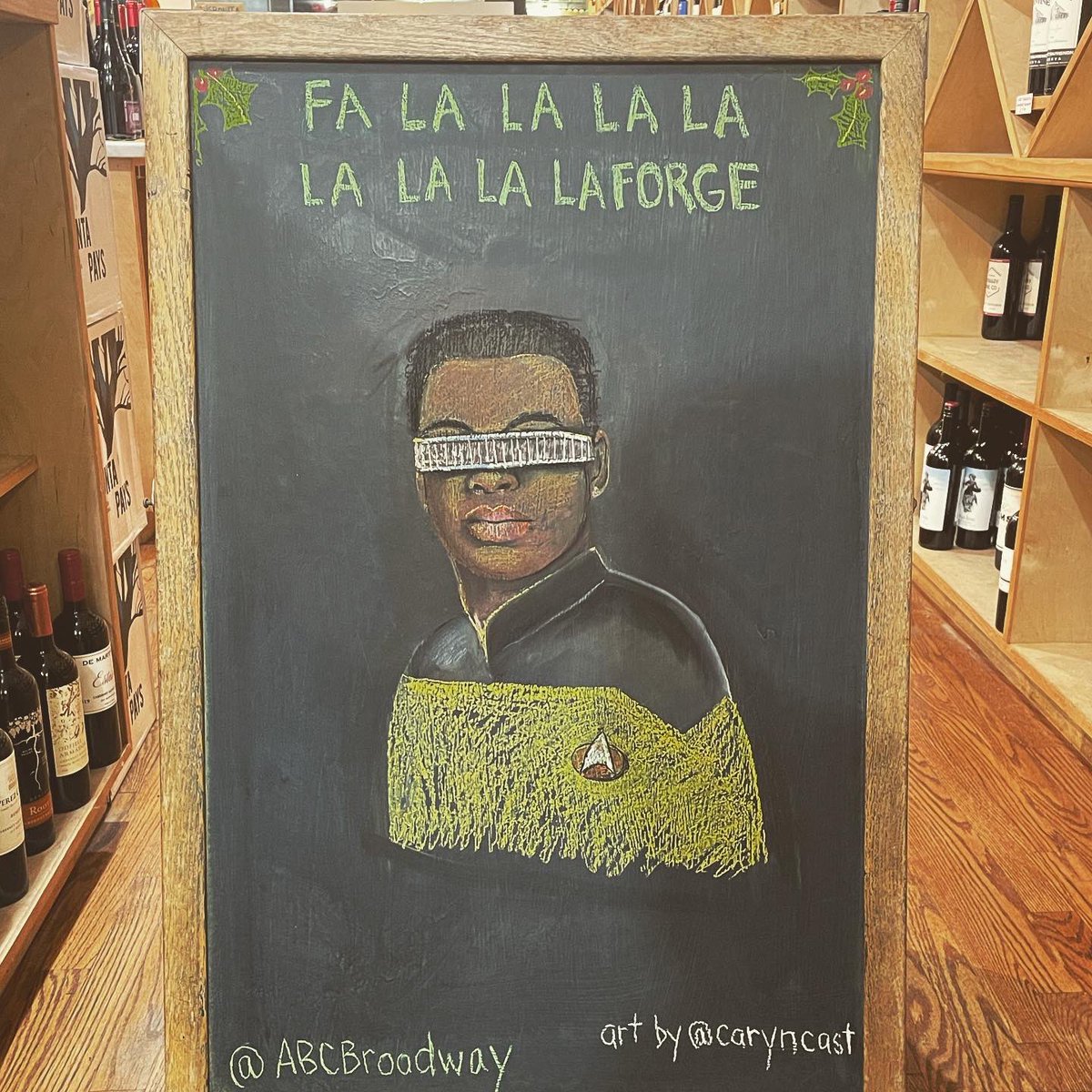 caryncast's tweet photo. Tis the Season to be Geordi @levarburton 🎄🚀 https://t.co/BaRt0Y7NGD