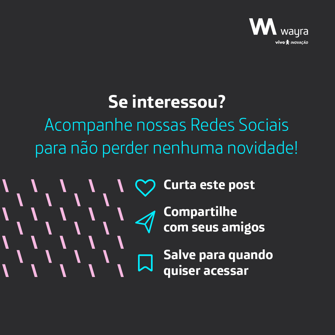 WayraBrasil's tweet image. Será que a sua startup é o que a Wayra procura?

Por meio de postagens lúdicas e educativas, explicaremos sobre os tipos de startups que mais buscamos para investir, mentorar, conectar e, claro, crescermos juntos. Acompanhe junto conosco! #WeScaleStartups