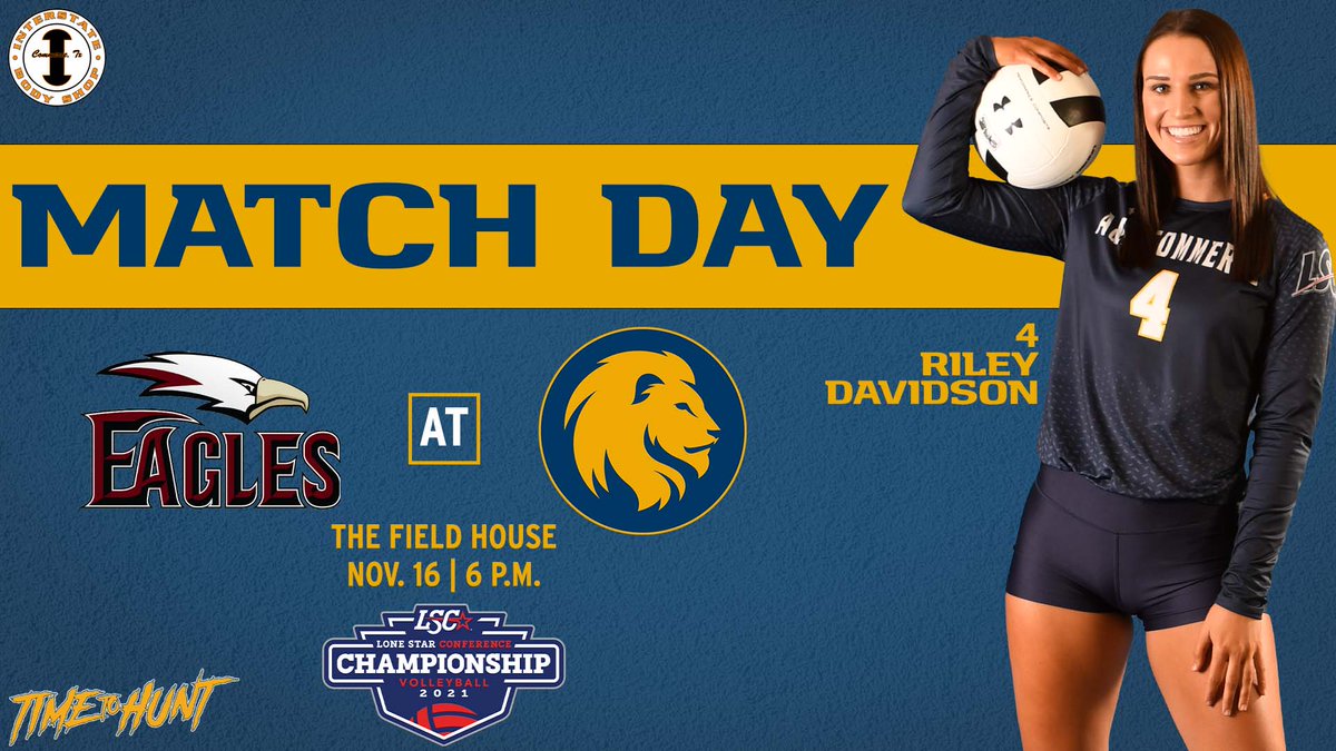 🚨MATCH DAY🚨
Lion Fans, Pack the FIeld House tonight as A&amp;M-Commerce takes on Oklahoma Christian in the first round of the LSC Championship! #BestInClass