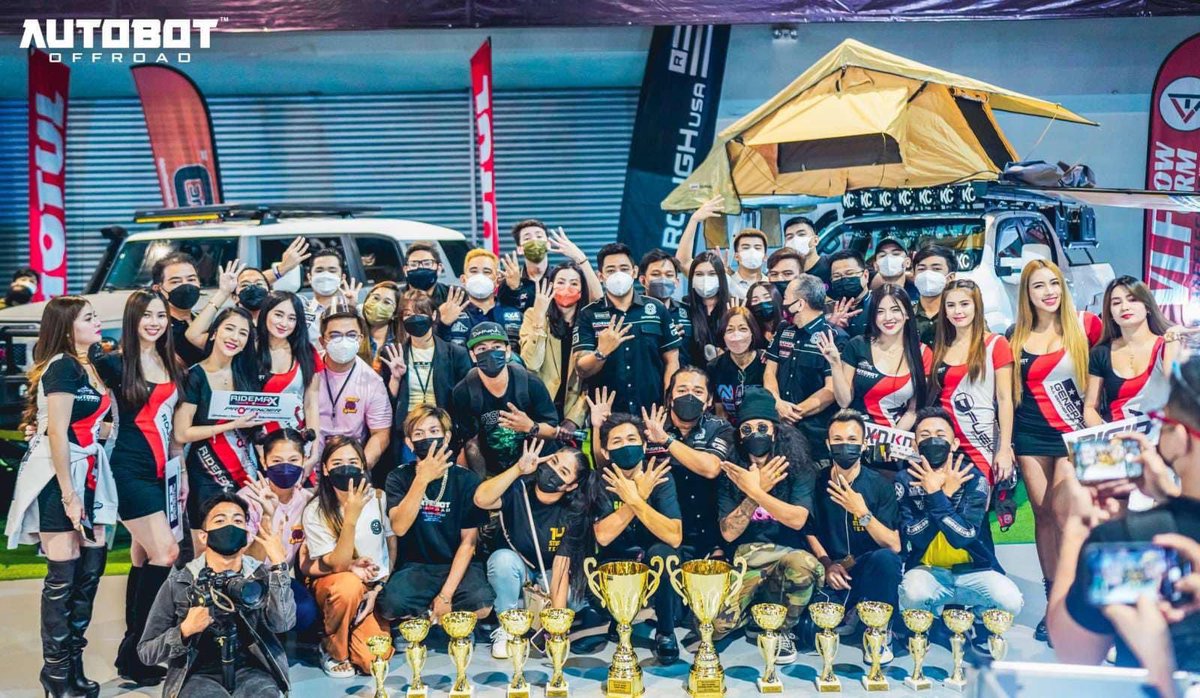 TeamRidemaxPH's tweet photo. Loving the 4-peat magic 🏆

Team Ridemax x Autobot Offroad does it again! #ManilaAutoSalon2021 champs https://t.co/SZths2Jmzk