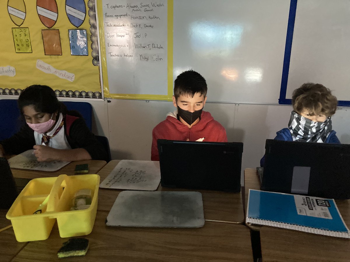 MrTrott4's tweet photo. Today our math students attempted a challenging Escape Room on long division. If they could successfully escape, they would learn the combination to a treasure box of tests!! #escspe #math @KensingtonESNC @ParticipateLrng https://t.co/FONw5DuWCz