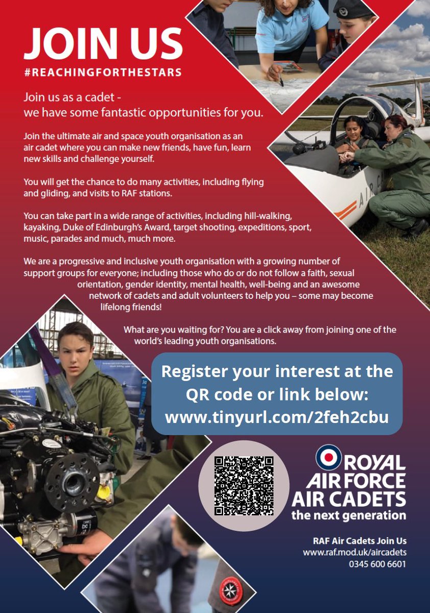 309atc's tweet image. We’ll be hosting a Recruitment Evening at 309 Sqn TONIGHT from 8pm! ✈️ If you’re interested in finding out more about what the @aircadets could offer you, book a place at our Recruitment Evening at the registration form below: 

forms.office.com/r/CvcwpznfQA

#aircadets