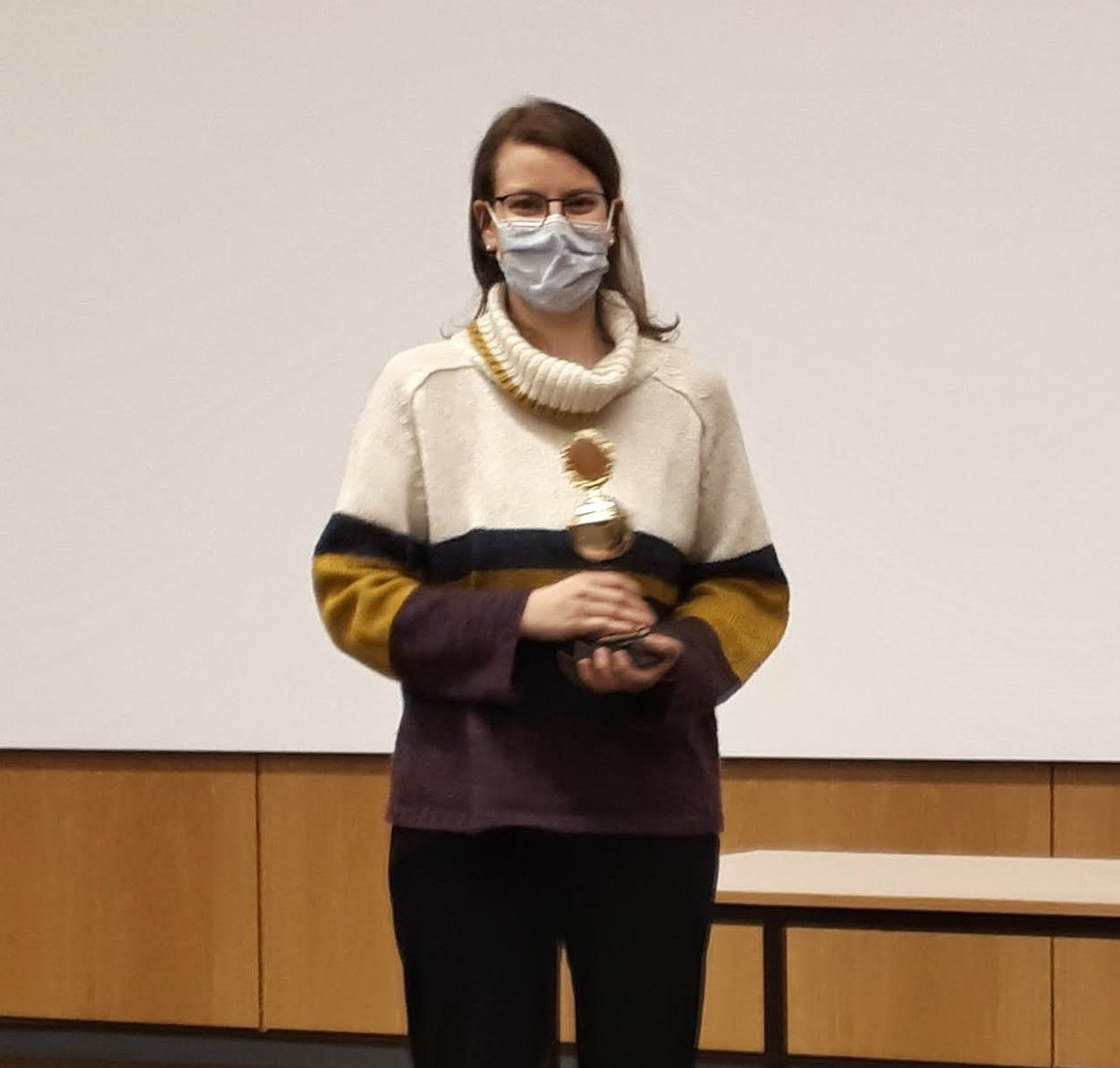Congratulations to <a href="/taldankovich/">Tal Dankovich</a>, postdoc in the Rizzoli lab, for the #BestTalk during our symposium of last week. Extracellular matrix takes central stage!