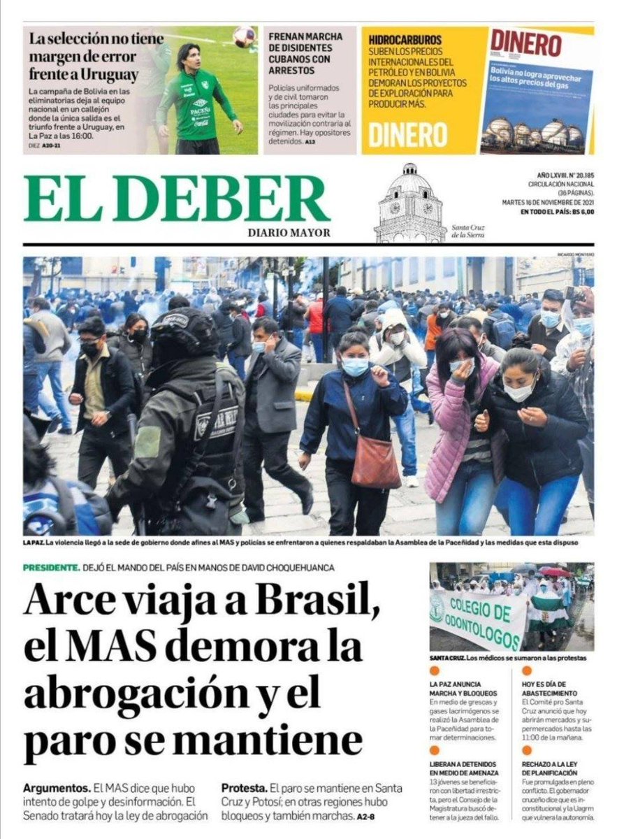 MonicaAparicioA's tweet photo. #Bolivia
#ParoMultisectorial
9⃣no Día
🔴EL PARO N⭕️ PARA
Sigue el #ParoIndefinido
📢Porque
No es una ley, es el paquetazo de leyes dictatoriales
Exigimos restaurar los 2/3
Exigimos saneamiento del Padrón Electoral
Exigimos #LibertadParaLosPresosPoliticos
#BoliviaEnDictadura https://t.co/7DZRLqzW59