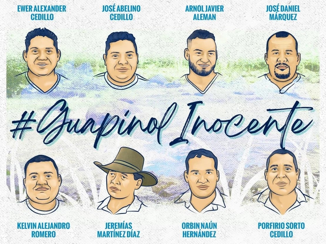 📌"En 16 días, los ocho defensores de los ríos Guapinol y San Pedro en Honduras, detenidos arbitrariamente por más de 2 años, enfrentarán un juicio por cargos falsos presentados por la Fiscalía de Tocoa e Inversiones Los Pinares"

👉🏽Más información aquí:
bit.ly/Guapinol16Dias