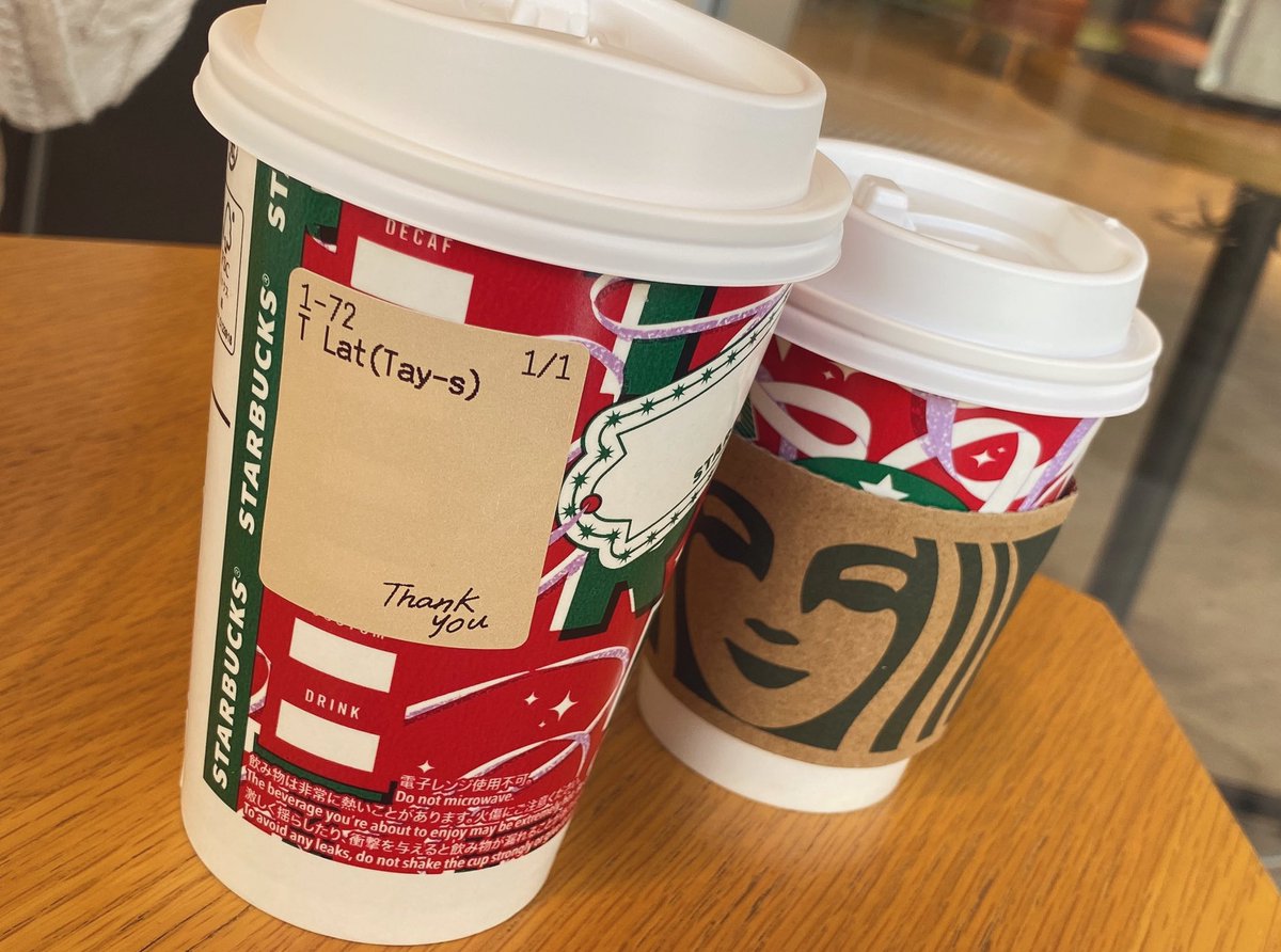 swifty__TS1213's tweet photo. やっとテイラーラテ飲みに行けた❤️
BGMずっとテイラーかかってるの本当に至福だった…✨✨

#RedTaylorsVersion 
@Starbucks_J https://t.co/zjRKQnAAxm