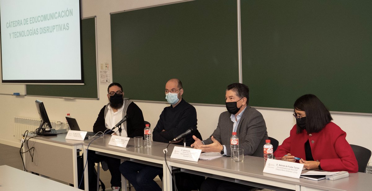ParamotionFilms's tweet photo. 👥📣 Hoy se ha presentado la cátedra de Educomunicación y Tecnologías Disruptivas, recientemente creada en el Campus María Zambrano de la Universidad de Valladolid en #Segovia junto con la productora audiovisual #ParamotionFilms, organizadores de #NextLab
@SJC_UVA #CyL https://t.co/gyFsjmXDgr