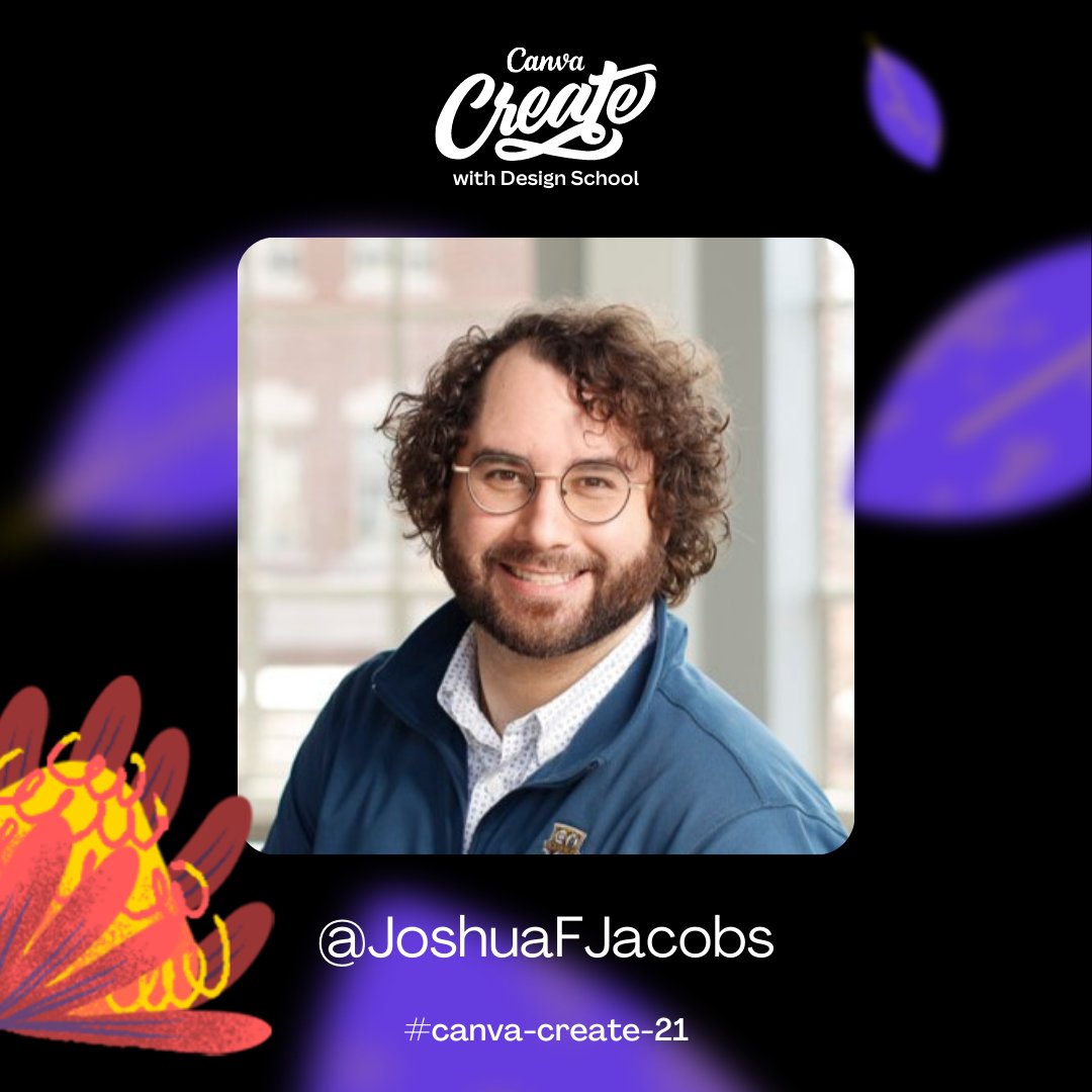 JoshuaFJacobs's tweet image. Excited to learn from #canvacreate21
