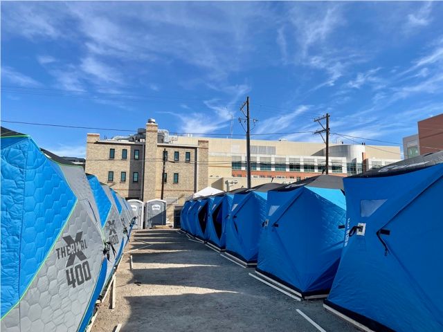 FIRST ONSITE was honored to partner with <a href="/Radian_Denver/">Radian Denver</a> and Colorado Village Collaborative to help build safe outdoor spaces for those in the community experiencing homelessness. This inclusive site is scheduled to welcome up to 50 new residents this week! bit.ly/2VD7qKE