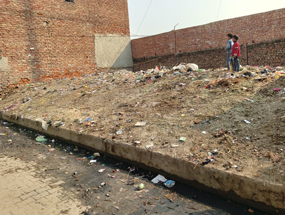 AdvocateNadeem7's tweet photo. @Dchautala This is the situation of hamind colony dist Nuh.this is serious problem here for long time the main road of our colony has been deteriorated, due to which there can also be a risk of dengue Plz fix the problem asap. We complaind earlier also but no action was taken. https://t.co/oD8gh7ZcWI