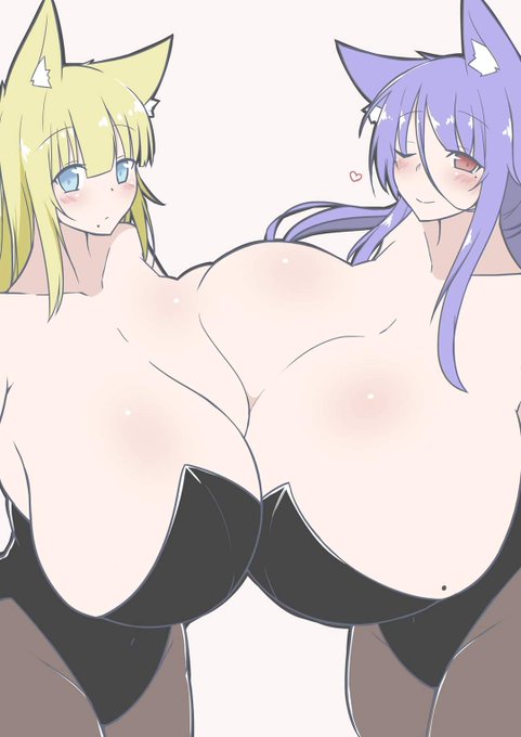 バニーおきつねさんの柔らか乳合わせ🍈🦊🍈🍈🦊🍈 