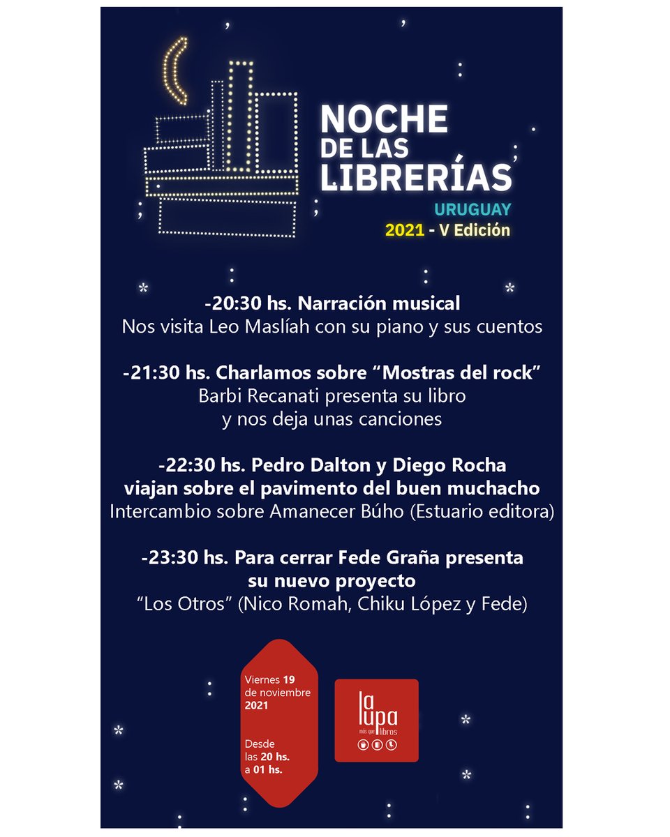 #lalupamelómana #nochedelaslibrerías