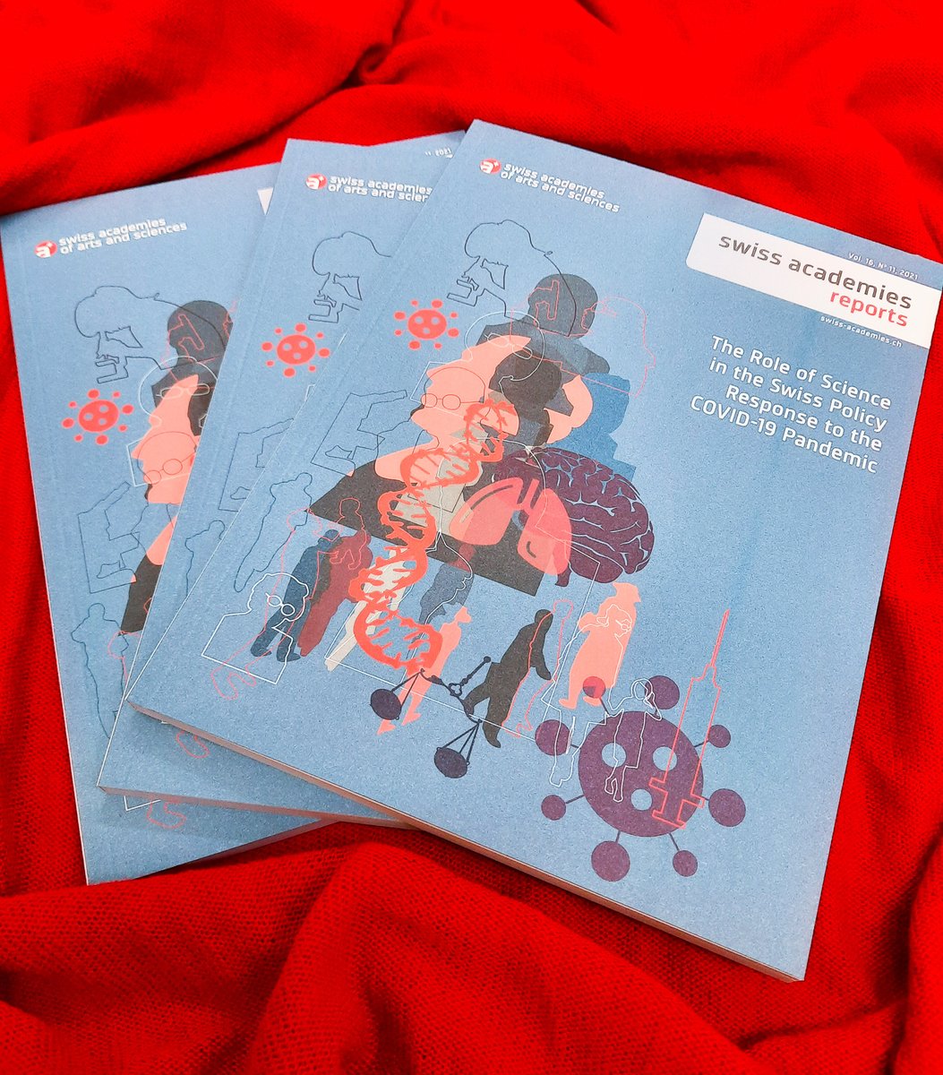 🤩Tout frais sorti de l’imprimerie, le nouveau rapport <a href="/academies_ch/">Akademien der Wissenschaften Schweiz</a> «The Role of Science in the Swiss Policy Response to the #COVID_19 Pandemic» est maintenant disponible en version papier! 

Commandez un exemplaire à 👉 info@akademien-schweiz.ch
Plus  ▶️tinyurl.com/hbk3wrw8