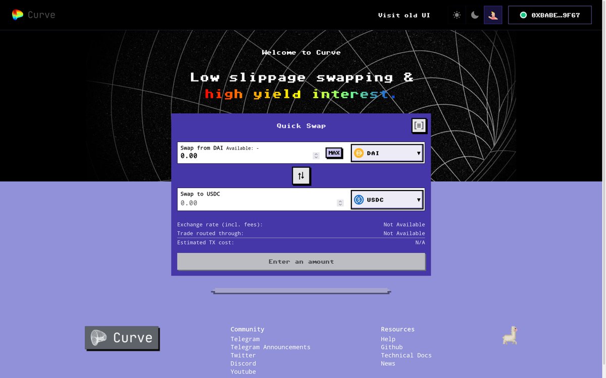 Curve Finance tweet media
